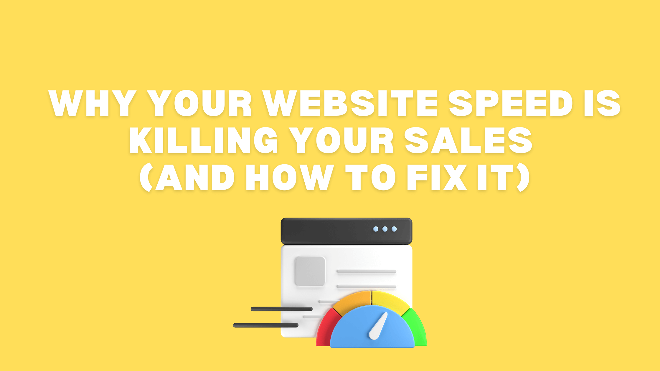 Website speed optimization